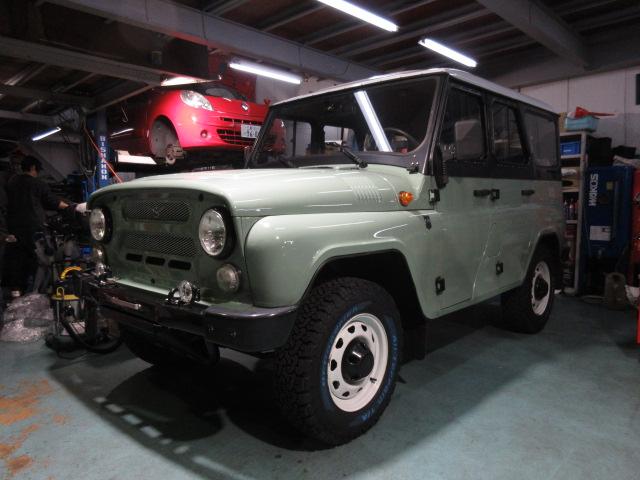 UAZ-HUNTER JUBILEE：納車前ご依頼事項【 輸入車の車検、点検、整備は創業50年のオートリーゼンにお任せ下さい】