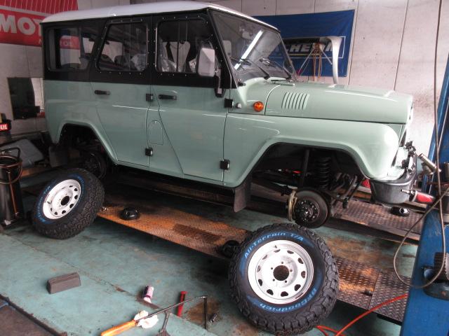 UAZ-HUNTER JUBILEE：納車前ご依頼事項【 輸入車の車検、点検、整備は創業50年のオートリーゼンにお任せ下さい】