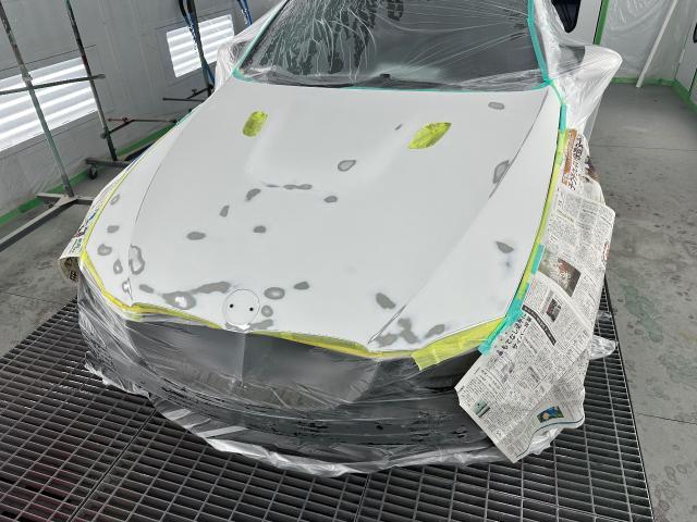 BMW M3 フロントバンパー ボンネット フロントフェンダー 飛び石傷修理 塗装 凹み 板金