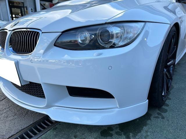 BMW M3 フロントバンパー ボンネット フロントフェンダー 飛び石傷修理 塗装 凹み 板金