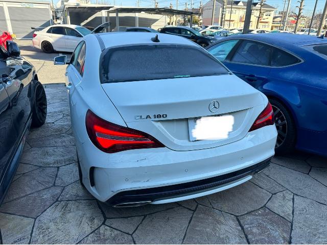 メルセデスベンツ　CLA180 リアバンパー　交換　鈑金　塗装　岐阜市　輸入車