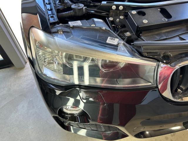 BMW X3 ヘッドライトリペア フロントバンパー傷修理  岐阜市 塗装