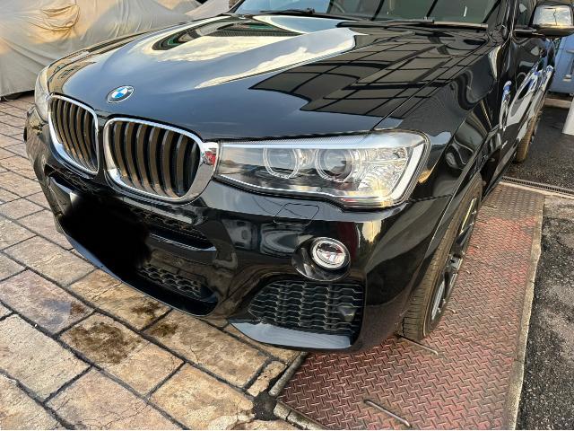 BMW X3 ヘッドライトリペア フロントバンパー傷修理  岐阜市 塗装