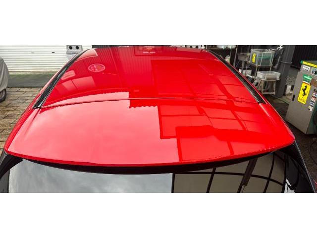 メルセデスベンツ　Ａクラス　リアゲート　スポイラー　クリア剥がれ修理　塗装　A180  岐阜市　輸入車　塗装劣化