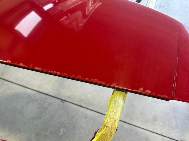メルセデスベンツ　Ａクラス　リアゲート　スポイラー　クリア剥がれ修理　塗装　A180  岐阜市　輸入車　塗装劣化