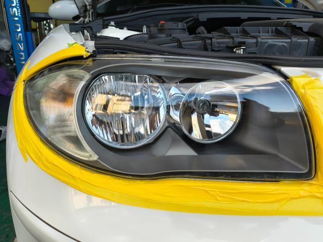 ＢＭＷ　１シリーズ　ライト磨きコーティング・ウィンカー類修理・整備 瑞浪市 土岐市 多治見市 恵那市 春日井市 中津川市 可児市