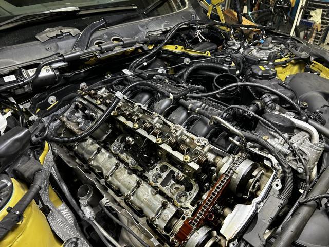 ＢＭＷ　Ｍ４　エンジン関連修理・整備　BMW M4 F82 S55　バルブトロニックサーボモーター交換でエンジン異音修理