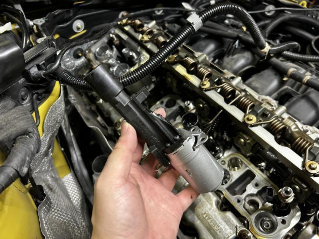 ＢＭＷ　Ｍ４　エンジン関連修理・整備　BMW M4 F82 S55　バルブトロニックサーボモーター交換でエンジン異音修理