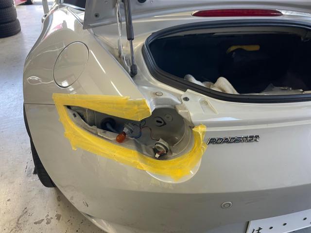 マツダ　ロードスター　ND　ライト・ウィンカー類交換 78ワークス　テールライト　交換　LEDテール　シーケンシャル　持ち込みパーツ　取付　岐阜県　岐阜市