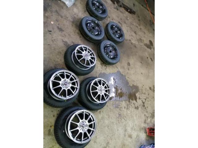 新車ワゴンR
夏タイヤをいいデザインのアルミホイールへ！