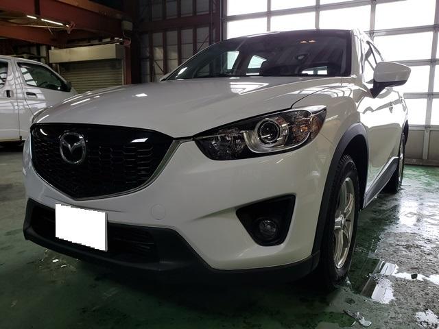 CX-5　フロント修理での入庫です。