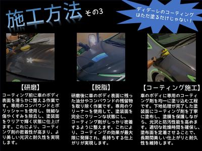 コーティング施工方法その３