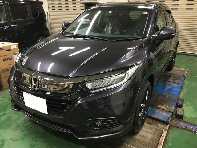 ホンダ　ヴェゼルハイブリッド　ナビ交換　ドラレコ・レーダー取付　ボディコーティング