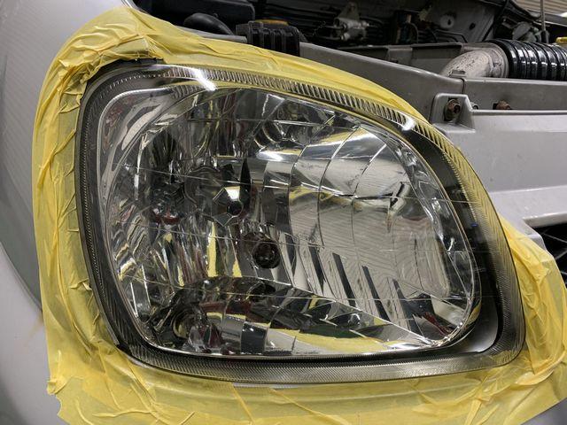 SUBARU  スバル　プレオ　ヘッドライトスチームコート　ヘッドライトレンズ　磨き
