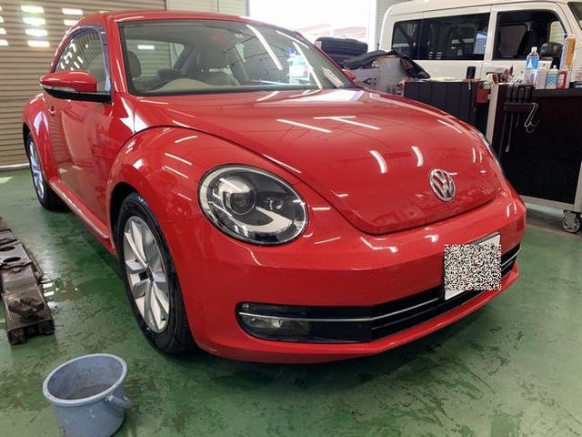 ＤＢＡ－１６ＣＢＺ　ザ・ビートル　　エアコン　クリーニング　艶パック　車検