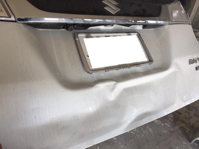 スズキ　ソリオバンディット　修理　塗装　板金塗装　一般板金も当然大歓迎です　保険修理　カスタムクォリティ　北見市・美幌町・網走市・津別町・大空町、女満別・遠軽町・紋別町・勇別町・常呂町、他地域のお客様も大歓迎です！