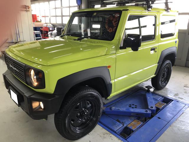 スズキ　ジムニー　社外グリル、テール、オーバーフェンダ　持込　取付け　旭川市、神楽、神楽岡、神居、西御料、東光・東神楽町・鷹栖町・美瑛町・東川町、他地域も大歓迎！
