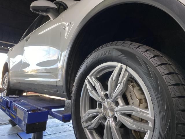 ポルシェ　カイエン　タイヤ交換　旭川市・神楽・神楽岡・神居・西御料・東光・東神楽町・鷹栖町・美瑛町・東神楽町・他地域も大歓迎！