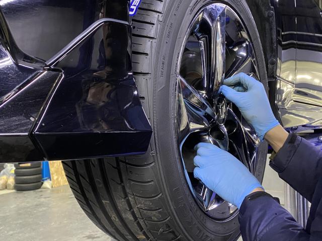 トヨタ　クラウンHV  タイヤ組替　旭川市・神楽・神楽岡・神居・西御料・東光・東神楽町・鷹栖町・美瑛町・東神楽町・他地域も大歓迎！