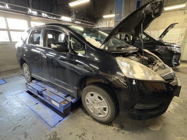 ホンダ　フィットハイブリッド　車検　
旭川市・神楽・神楽岡・神居・西御料・東光・東神楽町・鷹栖町・美瑛町・東神楽町・他地域も大歓迎！ 