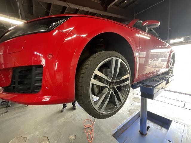 アウディ　ＴＴクーペ　タイヤ交換
旭川市・神楽・神楽岡・神居・西御料・東光・東神楽町・鷹栖町・美瑛町・東神楽町・他地域も大歓迎！