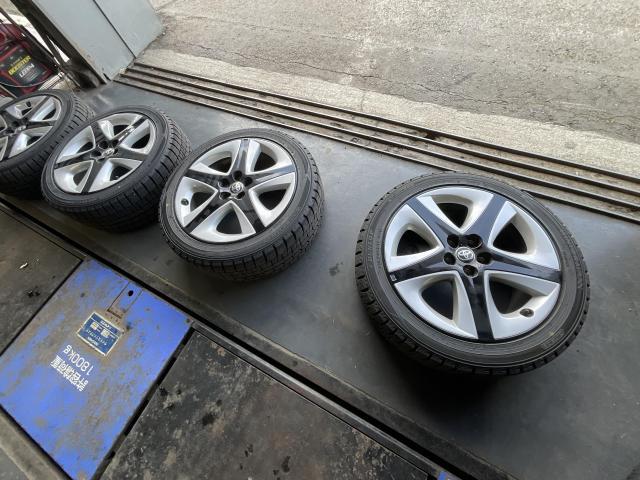 トヨタ　プリウス　タイヤ交換
旭川市・神楽・神楽岡・神居・西御料・東光・東神楽町・鷹栖町・美瑛町・東神楽町・他地域も大歓迎！