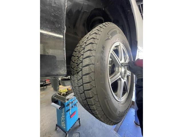 三菱　デリカＤ：５　タイヤ交換
旭川市・神楽・神楽岡・神居・西御料・東光・東神楽町・鷹栖町・美瑛町・東神楽町・他地域も大歓迎！ 