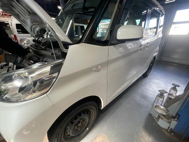 日産　デイズルークス　バッテリー交換