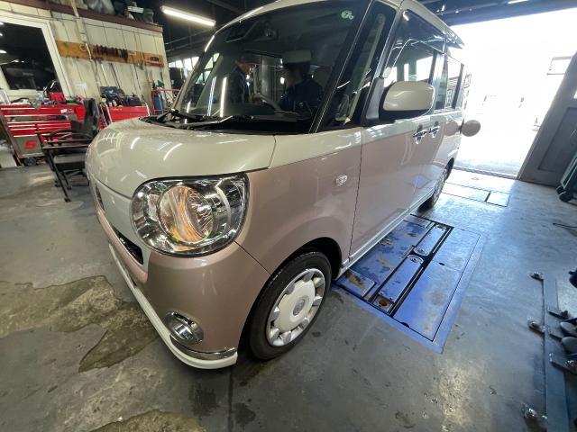 ダイハツ　ムーヴキャンバス　オイル交換
旭川市・神楽・神楽岡・神居・西御料・東光・東神楽町・鷹栖町・美瑛町・東神楽町・他地域も大歓迎！ 