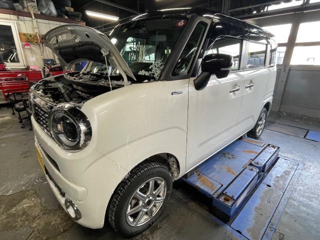 スズキ　ワゴンＲスマイル　車検
旭川市・神楽・神楽岡・神居・西御料・東光・東神楽町・鷹栖町・美瑛町・東神楽町・他地域も大歓迎！ 