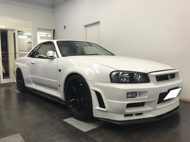 日産 スカイライン Gt R R34 ニスモフロントバンパー塗装 板金 塗装 事故修理 キズヘコミ修理 保険修理もお任せ下さい 旭川市 永山 豊岡 東光 南 東 春光 神楽 東鷹栖 末広 大町 川端 神居 他地域のお客様も大歓迎です グーネットピット