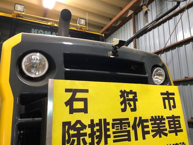 作業報告No.0575　タイヤショベルにGPS前後ドライブレコーダー取り付けの巻