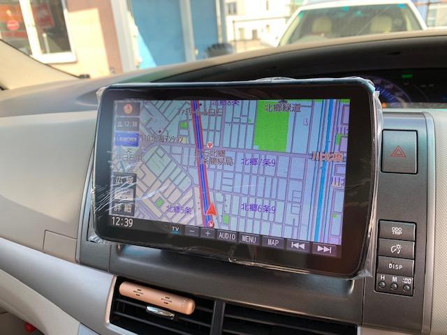 作業報告No.1038　エスティマハイブリッドにナビ取付の巻