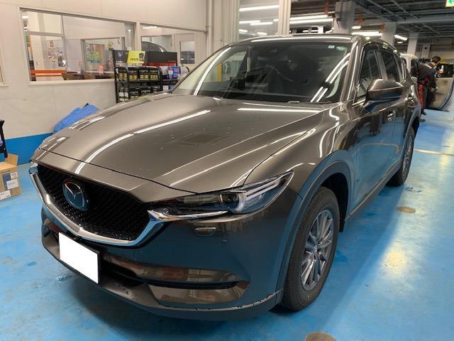 作業報告No.1364　CX-5にフロントカメラ取付の巻