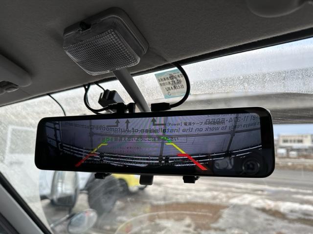 作業報告No.2159　ボンゴバンにミラー型ドラレコ前後・エンスタ取付の巻