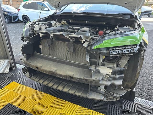 作業報告No.2899　ハリアーにモデリスタエアロ取付の巻