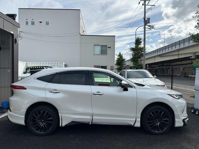 作業報告No.2899　ハリアーにモデリスタエアロ取付の巻