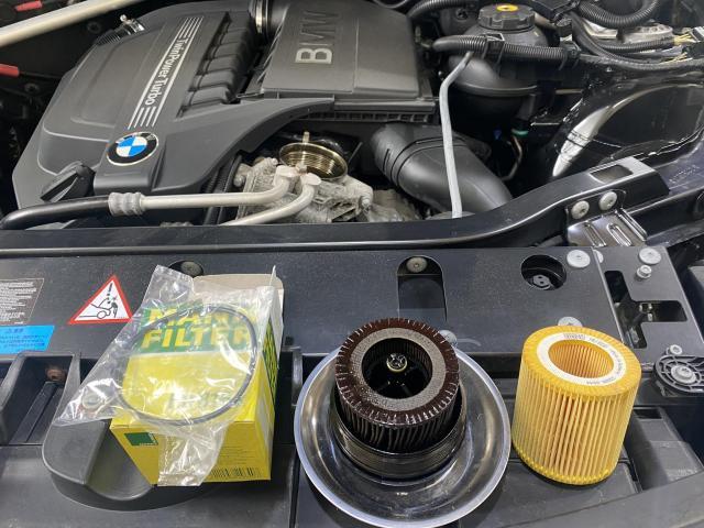 BMW　X3　エンジンオイル・エレメント交換