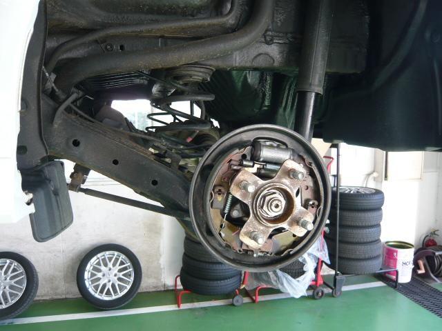 ホンダ N-BOXカスタム 法定12か月点検 オイル交換 オイルエレメント交換実施