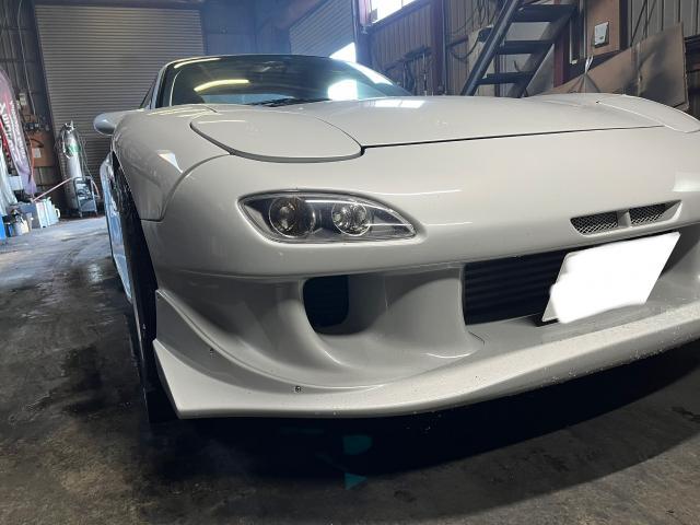 マツダ RX-7 FD3 12ヶ月点検 車高調整 オイル交換 北海道 旭川市