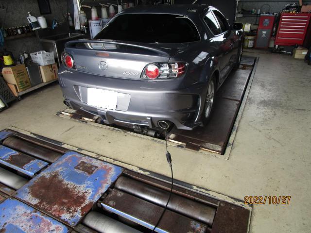 RX-8　車検入庫