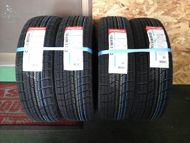 ご購入スタッドレスタイヤ　組み換え　155/65R13　4本