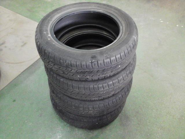 ご来店予約の持ち込みタイヤ組み換え　155/65Ｒ14　4本