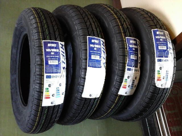 電話予約の直送タイヤ組み換え　145/80Ｒ13　４本