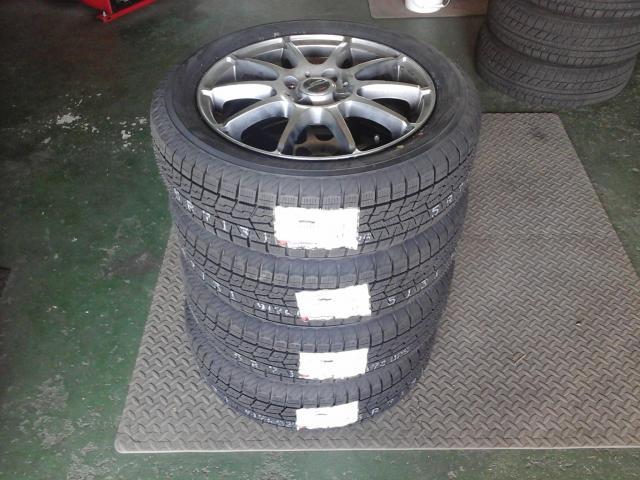 グーネットピット　オンライン予約の持ち込みタイヤ組み換え　165/60R15　４本
