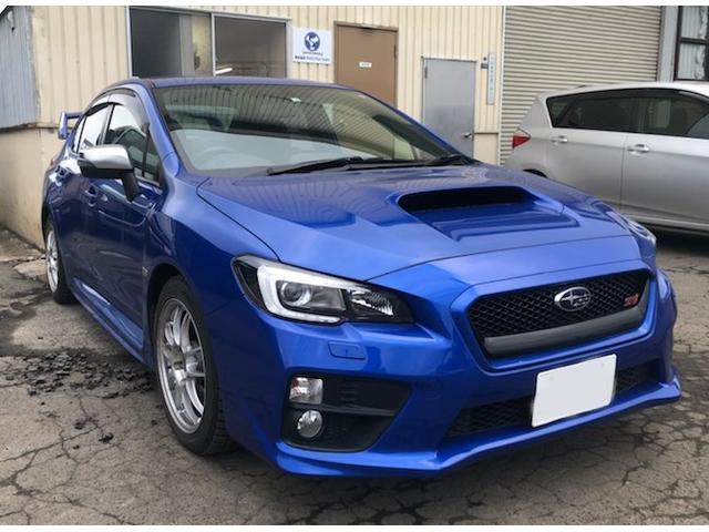 WRX　STI　エンジンオイル交換、タイヤ組替　札幌市北区より