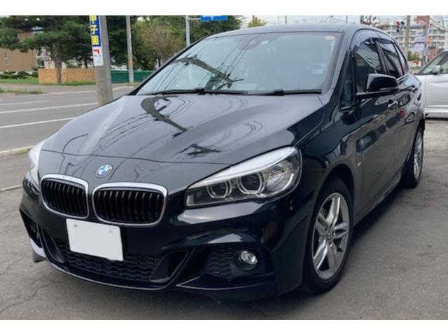 BMW　F45　218dアクティブツアラー　リアブレーキパッド交換　札幌市西区より