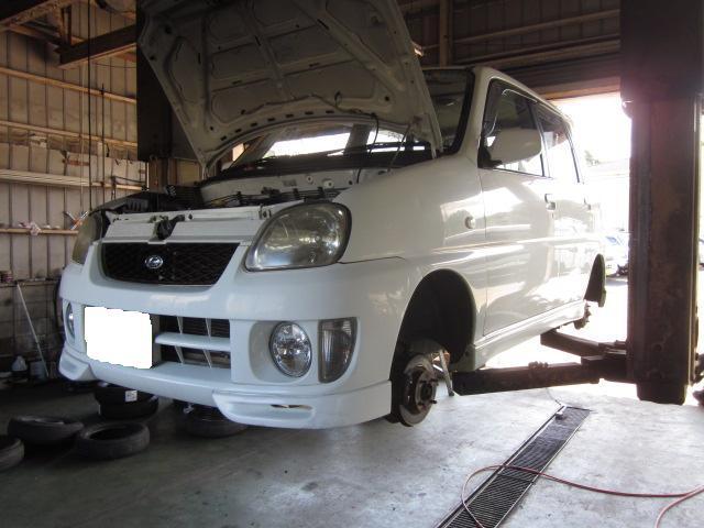 スバル　プレオ　車検　車検見積　オイル交換　群馬県　渋川市　吉岡町　北群馬郡　北毛　吾妻郡　前橋市　子持　赤城　北橘　伊香保　小野上　金井　川島　石原　中村　行幸田　半田　八木原