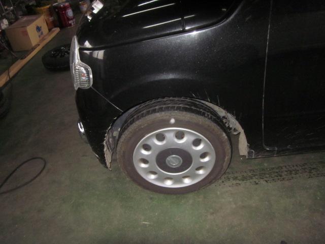 ダイハツ　ミラココア　ＤＢＡ－Ｌ６７５Ｓ　スタッドレスタイヤ交換　タイヤ交換　新品スタッドレスタイヤ　スタッドレスタイヤ在庫　群馬県　渋川市　吉岡町　榛東村　北群馬郡　北毛　吾妻郡　前橋市　子持　赤城　北橘　伊香保　小野上　金井　川島　渋川