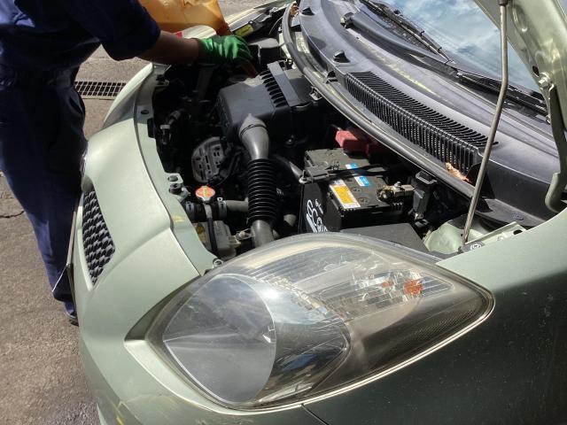 ヴィッツ　タイヤ交換　エンジンオイル交換　群馬県　渋川市